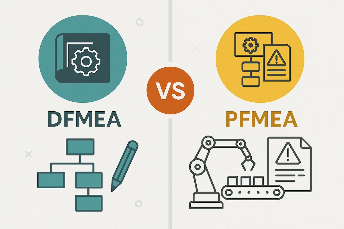 DFMEA vs PFMEA Comparison