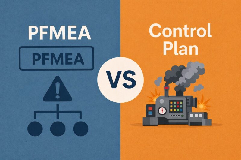 PFMEA vs Control Plan: Key Differences Explained
